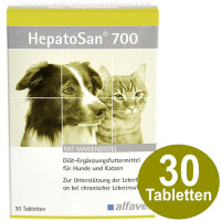 Alfavet 700 HepatoSan 30 Tabletten Hunde & Katzen...