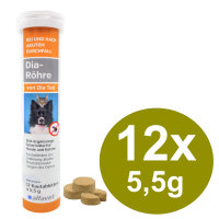 Alfavet Dia Tab Röhre 12x5,5g Hund Katze bei & nach Durchfall