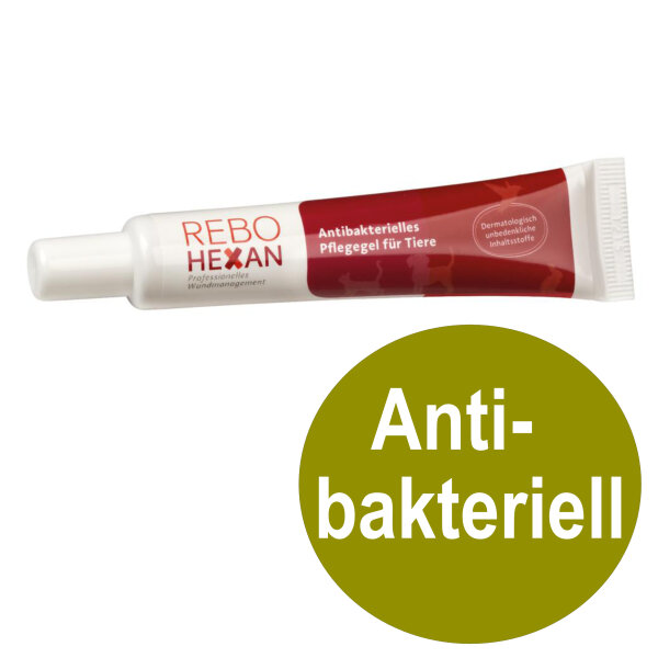 Rebohexan antibakterielles Gel 20ml Wundheilung Hund Katze Pferd