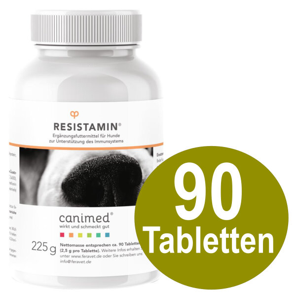 Canimed Resistamin 90 Tabl. Hund Stärkung Immunsystem Immufer