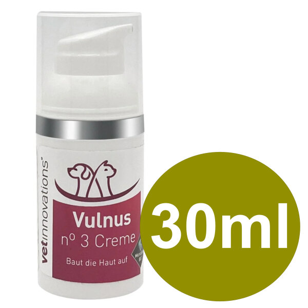 Vetinnovations Vulnus No.3 Creme 30 ml Wundheilung Hund & Katze