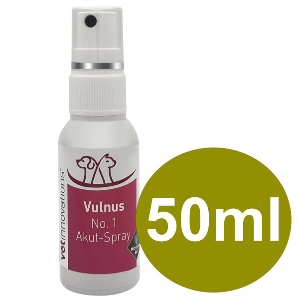 Vetinnovations Vulnus No.1 Akut-Spray 50ml Wundversorgung Hund & Katze