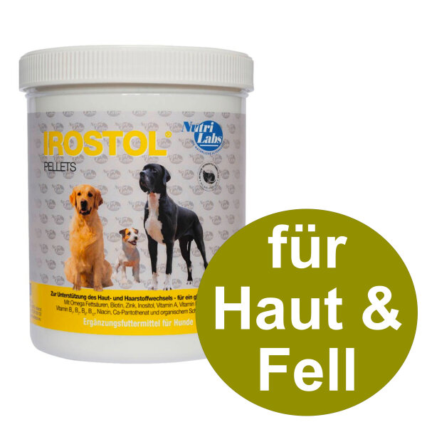 NutriLabs Irostol 500g zur Unterstützung von Haut & Haar/Fell