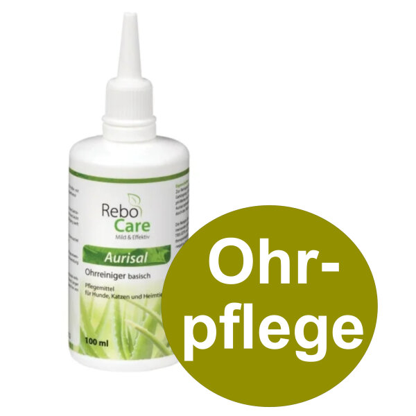 Rebo Care Aurisal 100ml Ohrreiniger für Hund & Katze