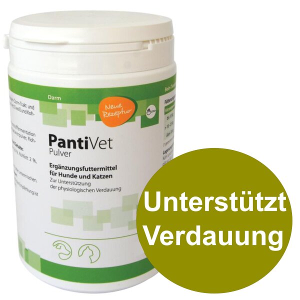 PantiVet 250g Pulver zur Verdauungsunterstützung für Hund & Katze