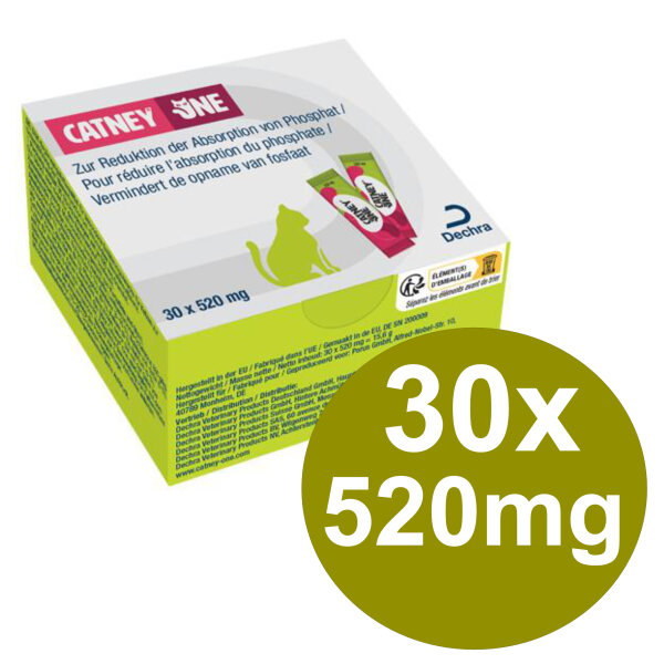 Catney One 30x520mg für Nieren von Katzen Phosphatbinder bei CRI