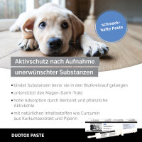 Alfavet DuoTox Paste 30ml Aktivkohle Hund Katze Heimtier Durchfall