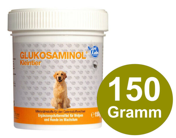 NutriLabs Glukosaminol Glukosamin Kleintier 150g für Hund und Katze