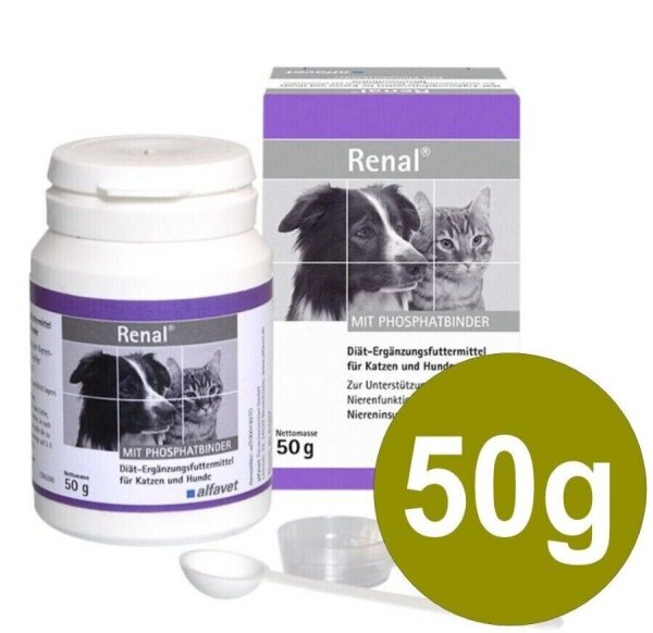 Alfavet Renal Combi 50g Hund Katze unterst. bei Niereninsuffizienz