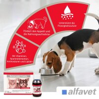 Alfavet ReConvales Cardio 3x90ml Herz Kreislauf Hund Katze