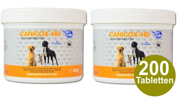 NutriLabs Canicox Hund 2xHD100 Kautabletten f. beanspruchte Gelenke