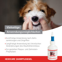 Alfavet HexoCare Gel 2x50ml Zahn- und Zahnfleischpflege Hund & Katze