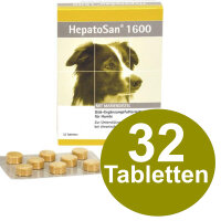 Alfavet 1600 HepatoSan 32 Tabletten für Hunde bei...