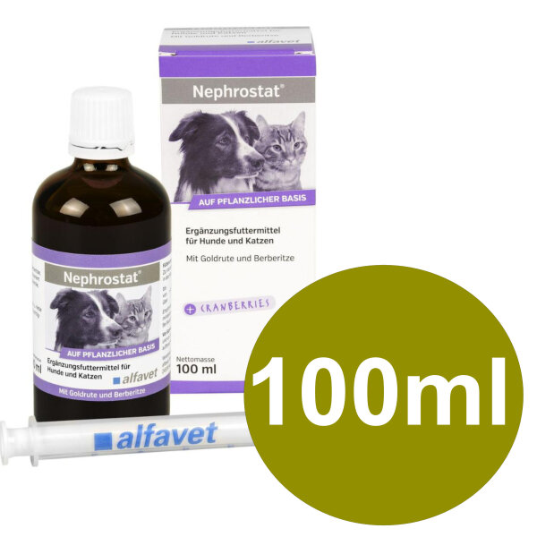 Alfavet Nephrostat 100ml für Hund & Katze unterst. reg. Harnorgane