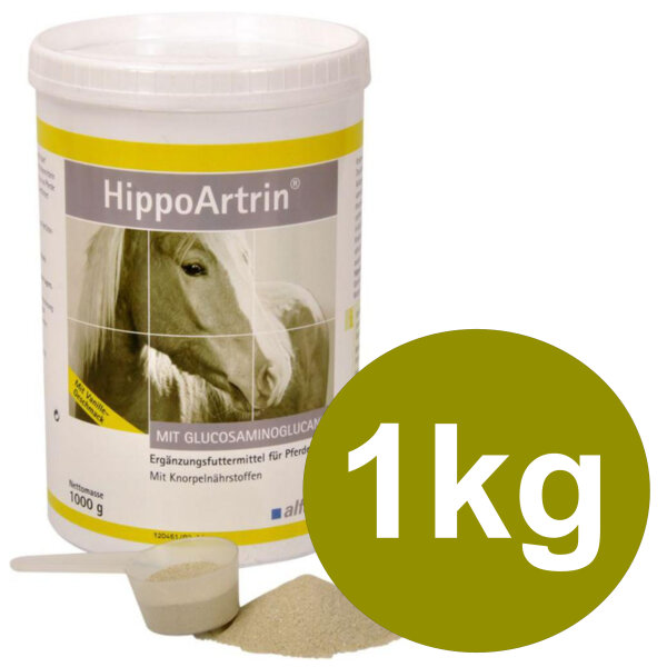 Alfavet HippoArtrin 1kg Pulver Pferd Unterstützung Gelenke